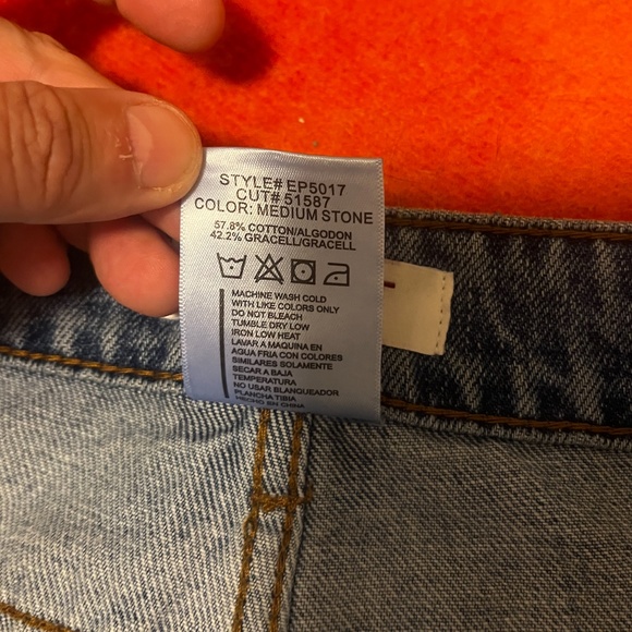 Vibrant M.I.U dark wash double waist high rise mom fit jeans NWT - Picture 8 of 13